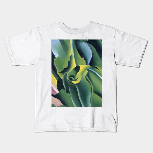 Corn, No. 2, 1924 by Georgia O'Keeffe - Paper and Canvas Print Kids T-Shirt by QualityArtFirst